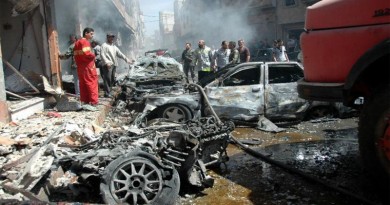 Centenas morrem atentados Síria