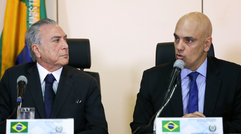 Alexandre Moraes indicado Michel Temer ministro STF