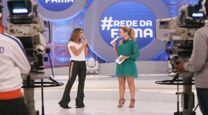 Patrícia Abravanel assumiu o comando do programa da Eliana, em repouso durante a gravidez